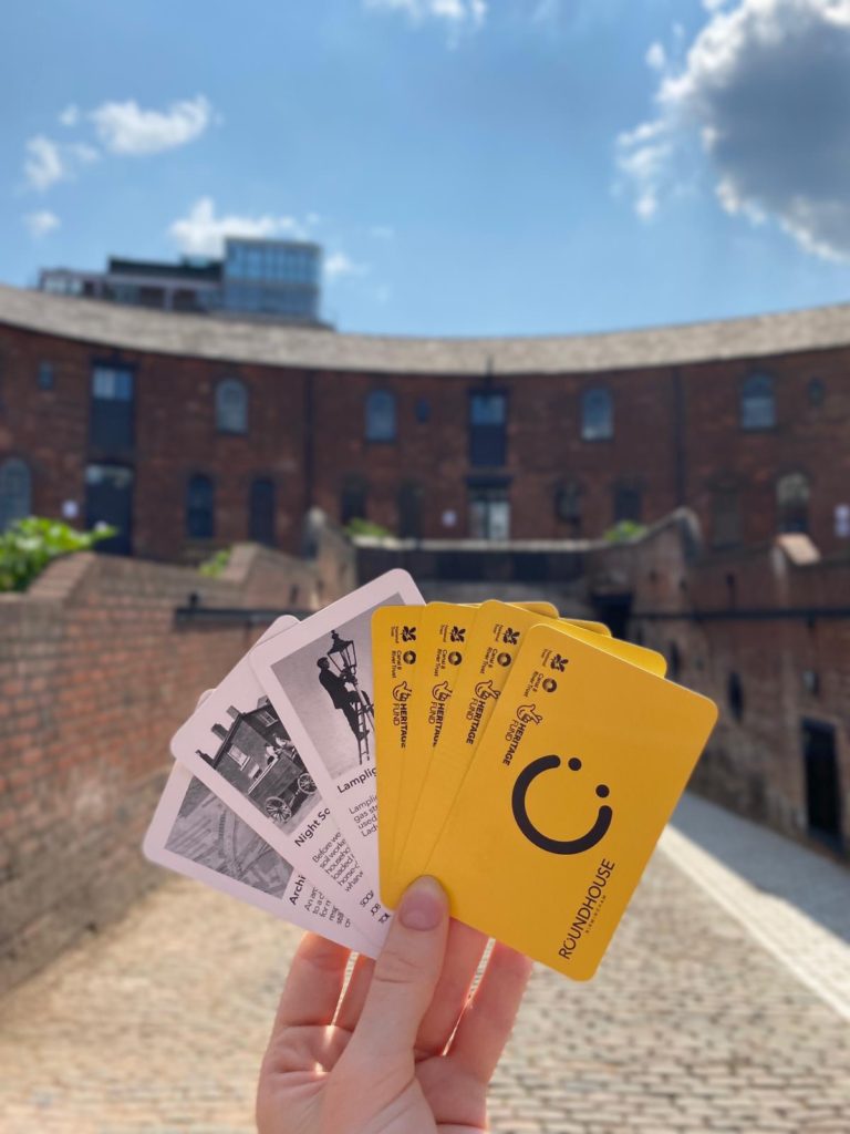 Picture of several Roundhouse Top Trumps cards used during the Introducing the Roundhouse tour
